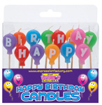 Product image for Happy Birthday Balloon Shape Candle
